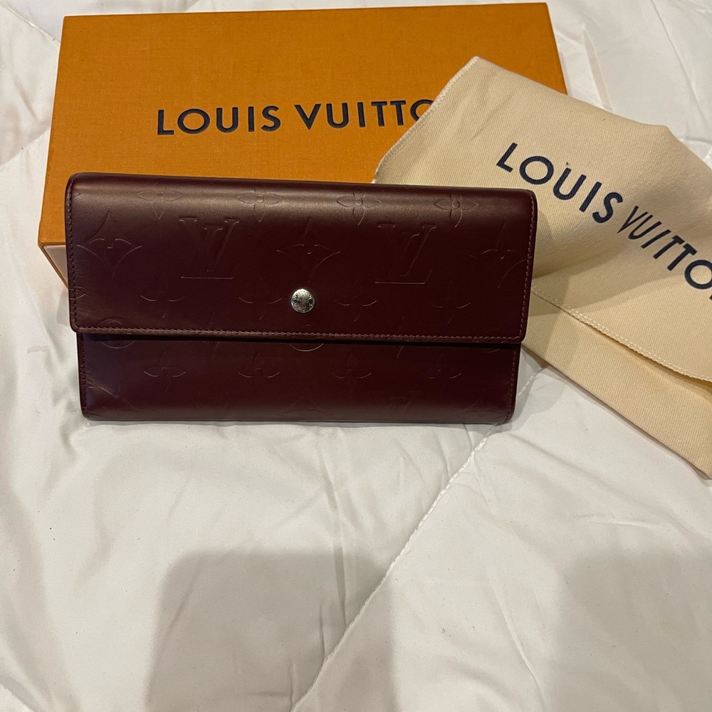 Louis Vuitton Monogram Wallet in Deep Brown